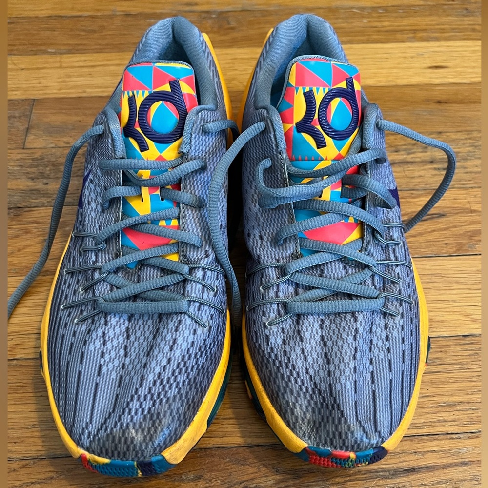Nike Air Zoom KD (768867-050) Multi-Color Athletic Sneakers Youth 6.5Y
